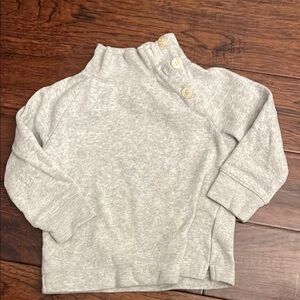 Cozy Gray Kids' Long Sleeve Top